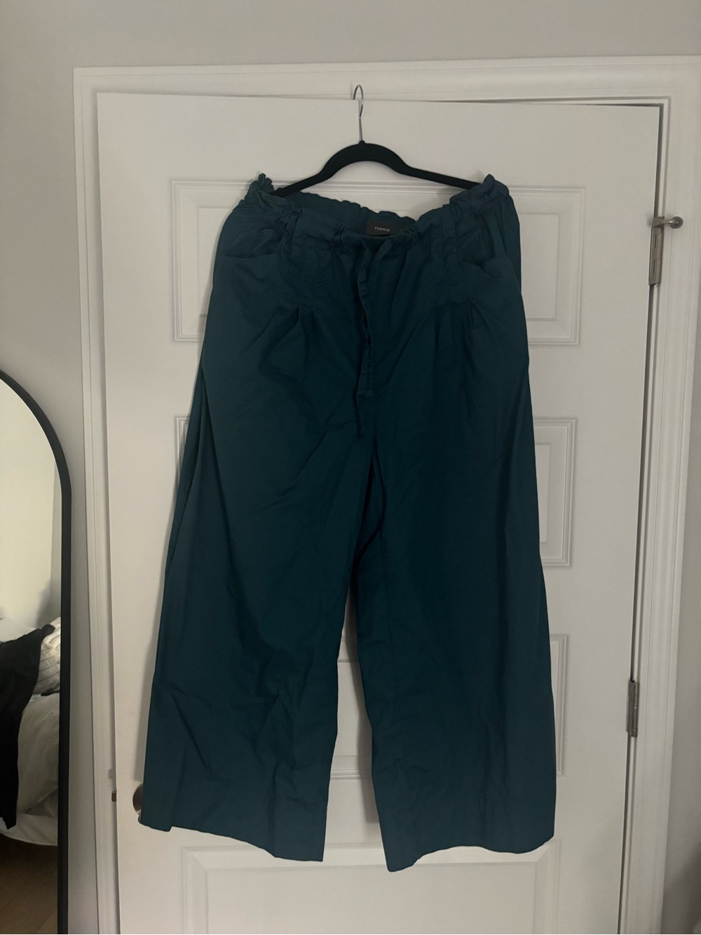 Wide Leg Men’s Pants in Teal